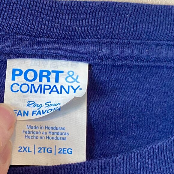 Binary Code Tree Illustration/Print XXL Short-sleeve T-shirt Blue Cotton Soft - Picture 4 of 7